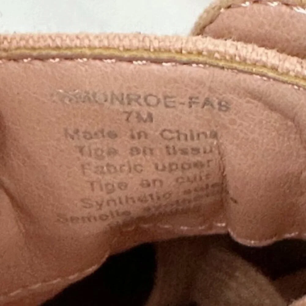 NWOT Treasure &‎ Bond Monroe Canvas Flecked Rubber Sole Sneaker Coral Size 7